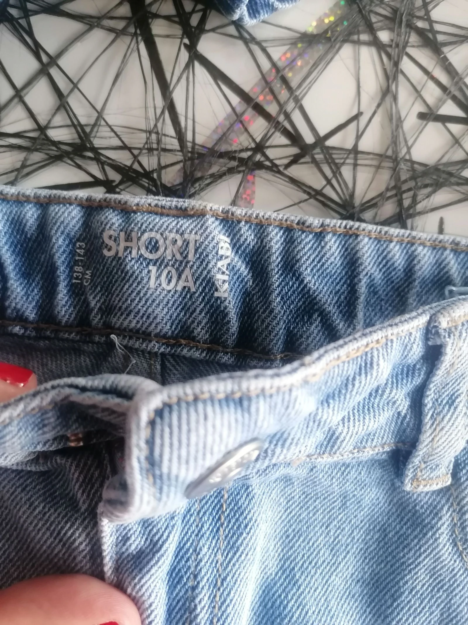 Lot of 2 denim shorts Size 10 years girl 👧🏻 – photo 5